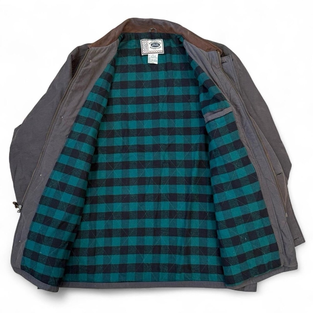 Vintage Gap Plaid Lined Chore Coat Field Barn Workwear Jacket Men's Medium 90s